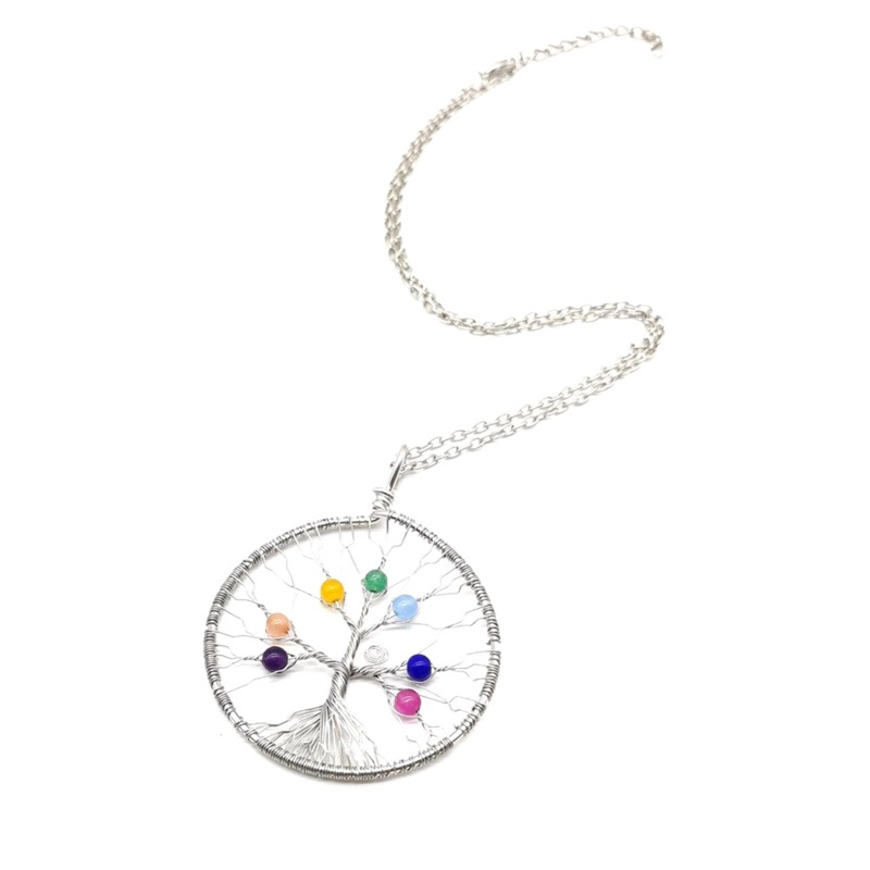 Nerf Vòng cổ Mặt Hình Cây Sự Sống Cho Mẹ Và Con Gái