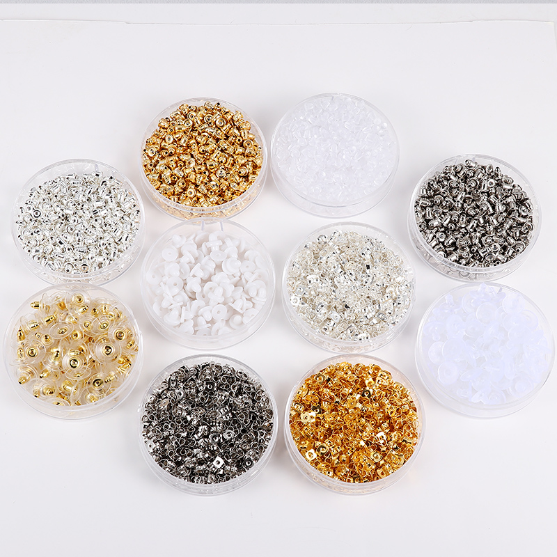 Nút Bịt Tai Handmade Bằng Silicone Chống Trượt Dùng Làm Bông Tai diy