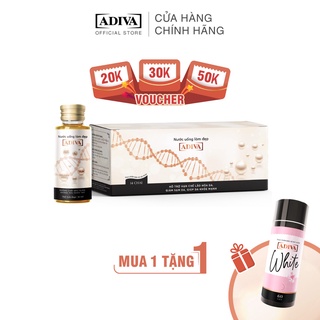 Mua 1 collagen adiva 14 lọ x 30ml, và 1 white adiva 60 viên/hộp