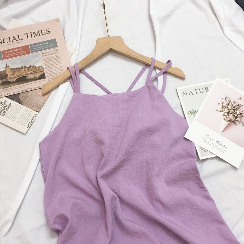 Váy nữ đẹp thời trang mùa hè đi biển mặc ở nhà 2 dây mát mẻ trẻ trung Đầm nữ cao cấp Ladyce Shop | BigBuy360 - bigbuy360.vn