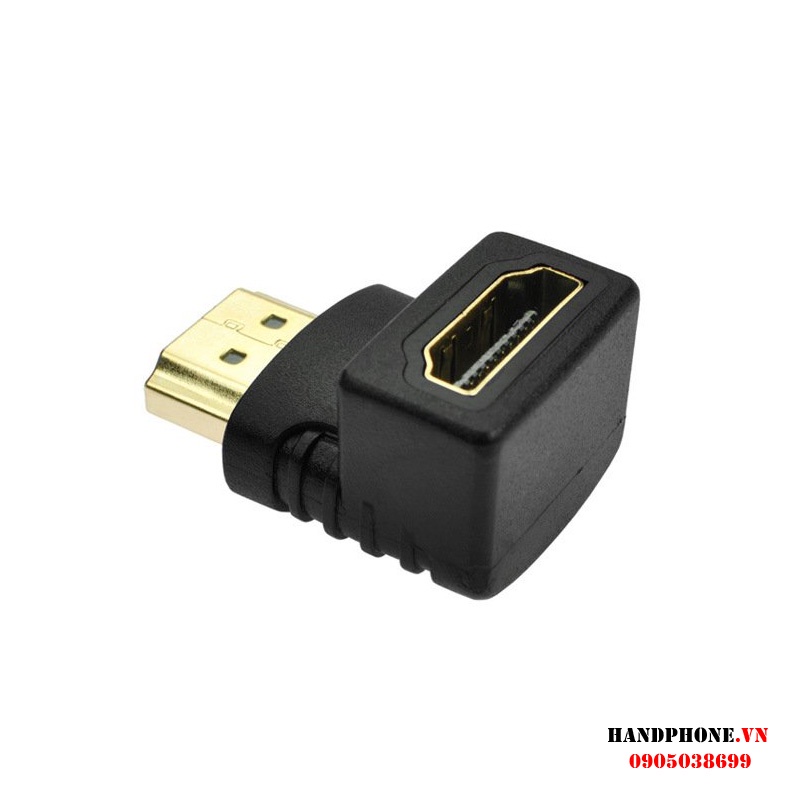 Đầu nối dài cáp HDMI đầu chuyển HDMI vuông góc chữ L (90 độ, 270 độ, góc trái, góc phải) cho máy tính, thiết bị âm thanh