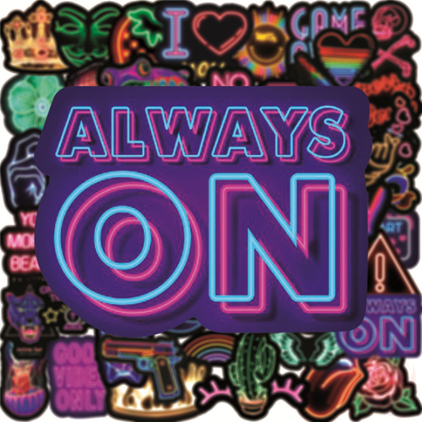 ❉ Neon Color ：VSCO Style - Series 05 JMD Cool Harajuku Graffiti Stickers ❉ 50Pcs/Set Waterproof DIY Fashion Decals Doodle Stickers