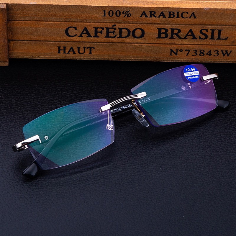 Kính lão đọc sách không khung siêu độc đáo chống ánh sáng xanh, TR90 mã T1918