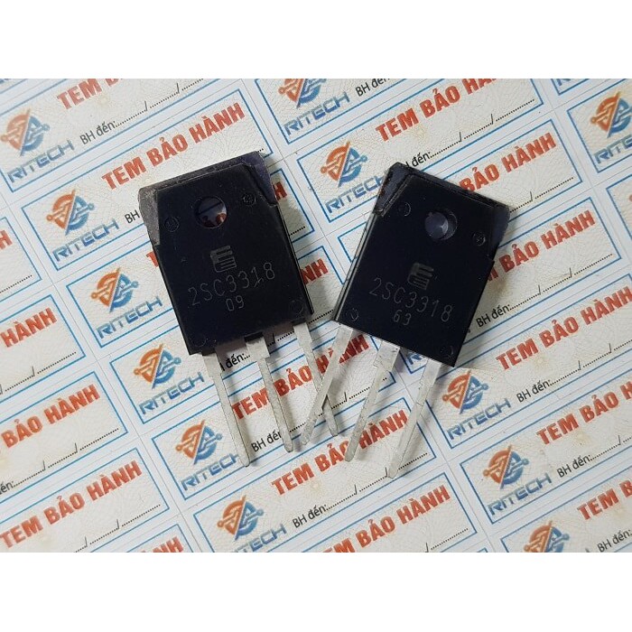 [Combo 2 chiếc] 2SC3318 Transistor NPN 500V/10A/80W TO-3P