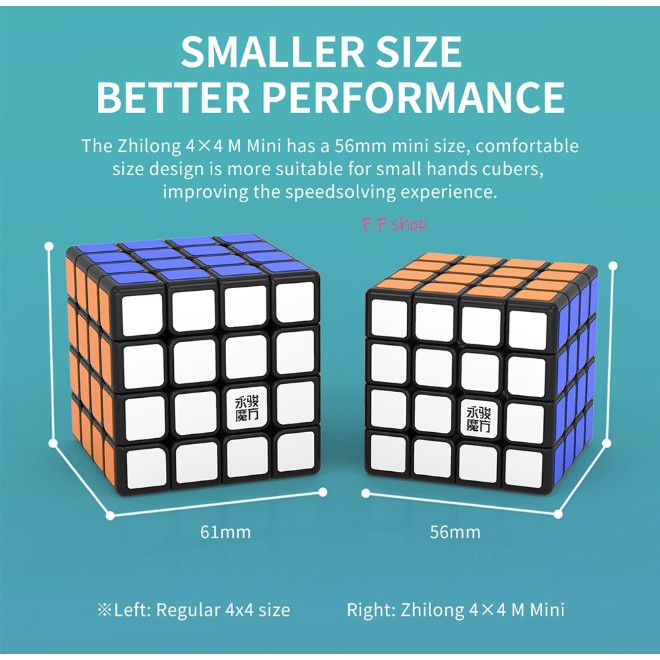 Yongjun Zhilong Mini 3x3 4x4 5x5 Magnetic Speed Cube YJ 3x3x3 4x4x4 5x5x5 Magic Cube Puzzle Toys Đồ Chơi Khối Rubik