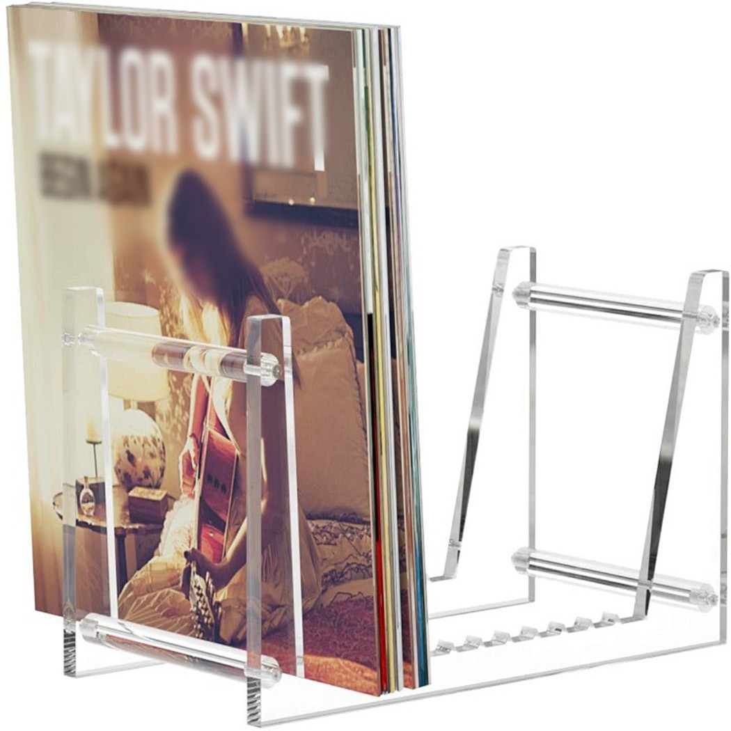 Giá Đỡ Điện Thoại / Máy Tính Bảng / Đĩa Dvd Bằng Acrylic Trong Suốt Tiện Dụng