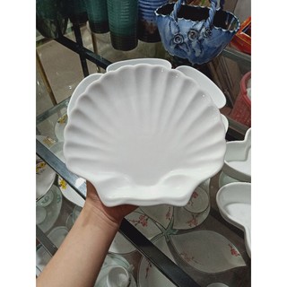 Đĩa sò trắng Bát Tràng cao cấp