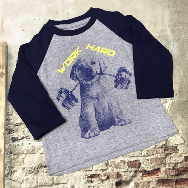 Conbo 3 áo thun bé trai tay dài vnxk 7kg -19kg