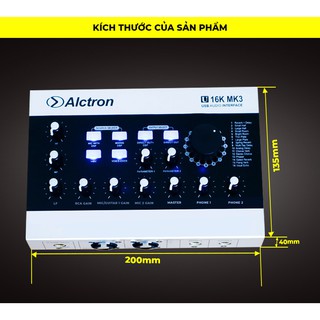 Sound Card Alctron U16K MKIII USB