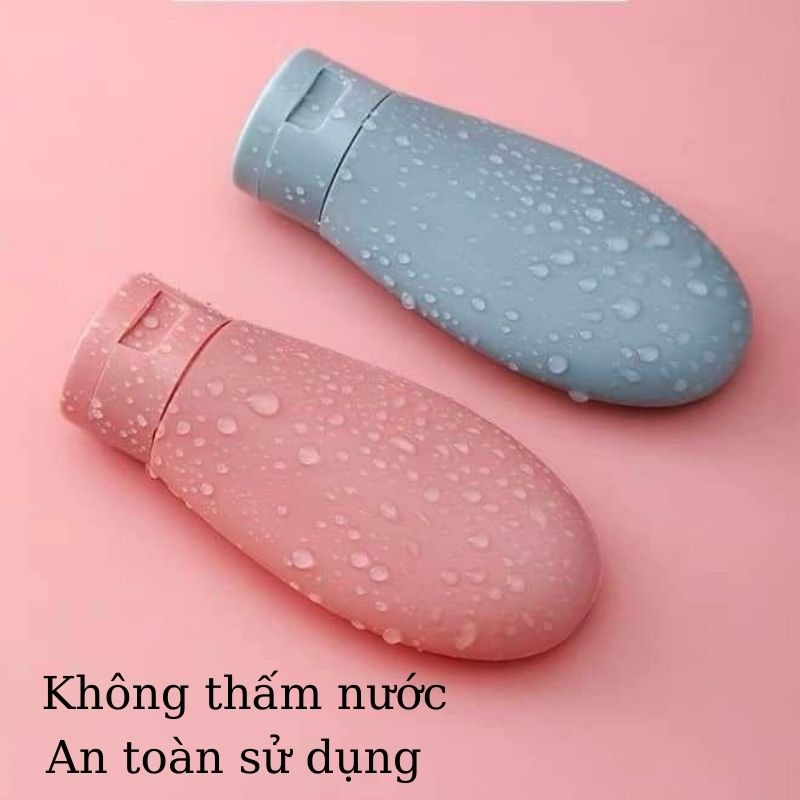 Combo 3 lọ chiết mỹ phẩm du lịch thân dẻo cao cấp dày dặn màu trơn chống rò rỉ Miibooshi P.264