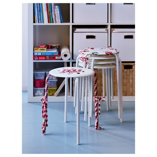 Ghế đẩu tròn Ikea Marius xếp chồng chính hãng Thuỵ Điển