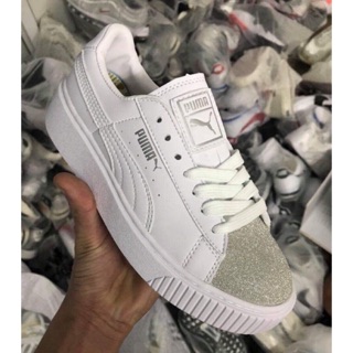 [Fullbox+Tag+Freeship] Giày puma BẠC NHŨ full sz nữ