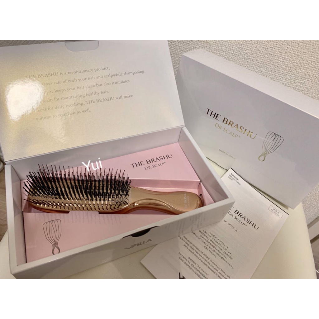 Lược vàng Made in Japan The Brashu Dr Scalp