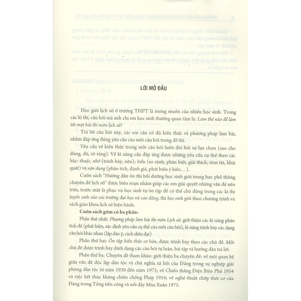 Sách - Hướng Dẫn Ôn Thi - Bồi Dưỡng Học Sinh Giỏi Trung Học Phổ Thông - Chuyên Đề Lịch Sử | BigBuy360 - bigbuy360.vn