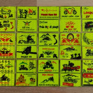 (COMBO 30 ) LOGO PHƯỢT PHẢN QUANG TỔ ONG