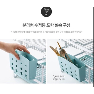 Kệ giá úp bát 2 tầng Lock&lock - LDR204