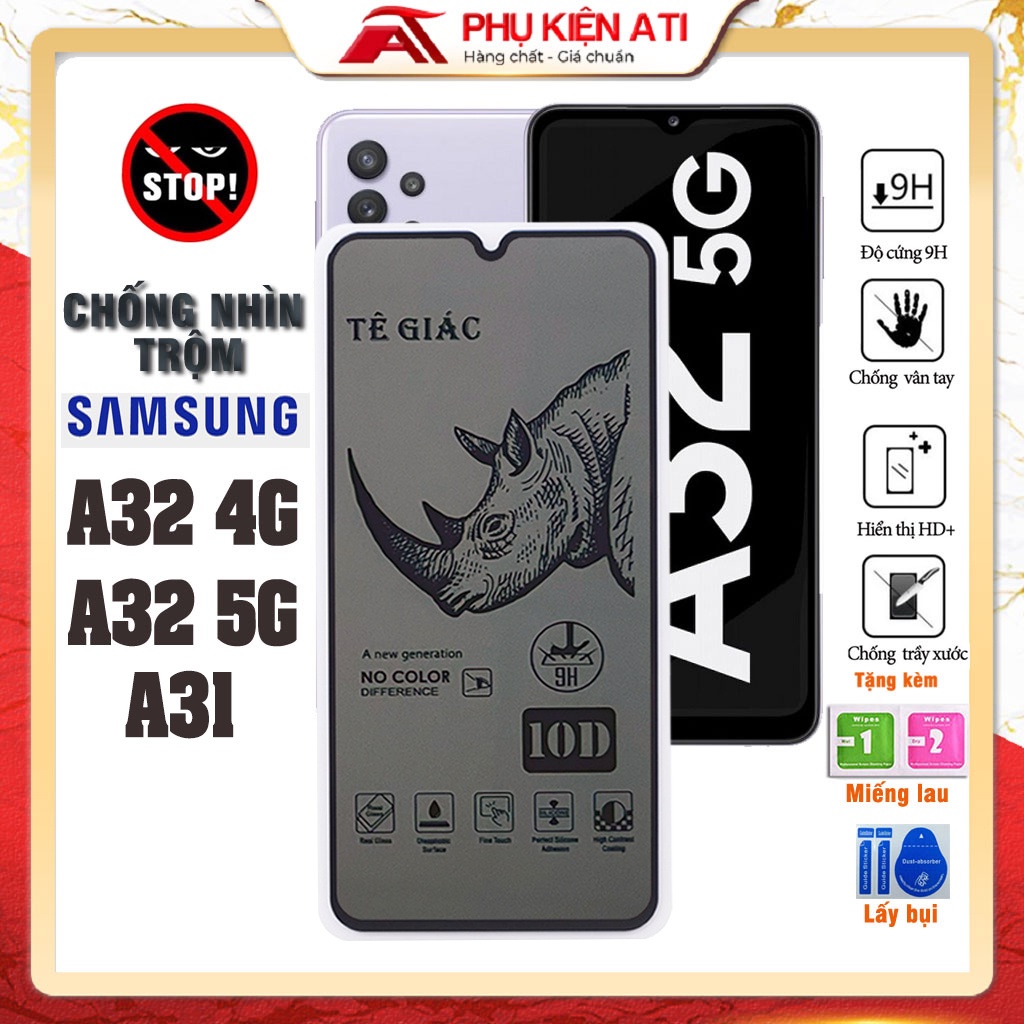 Kính cường lực Samsung A31 / A11 Chống nhìn trộm-Bảo vệ sự riêng tư-Dày dặn,cứng cáp,chống trầy - Phụ kiện ATI