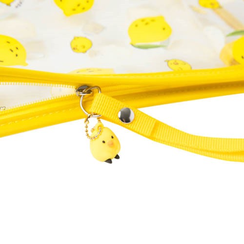 Túi Nhựa PVC Trong Suốt ARTBOX Hàn Quốc Hoạ Tiết Quả Chanh Dùng Đựng Đồ Dùng Tiện Lợi