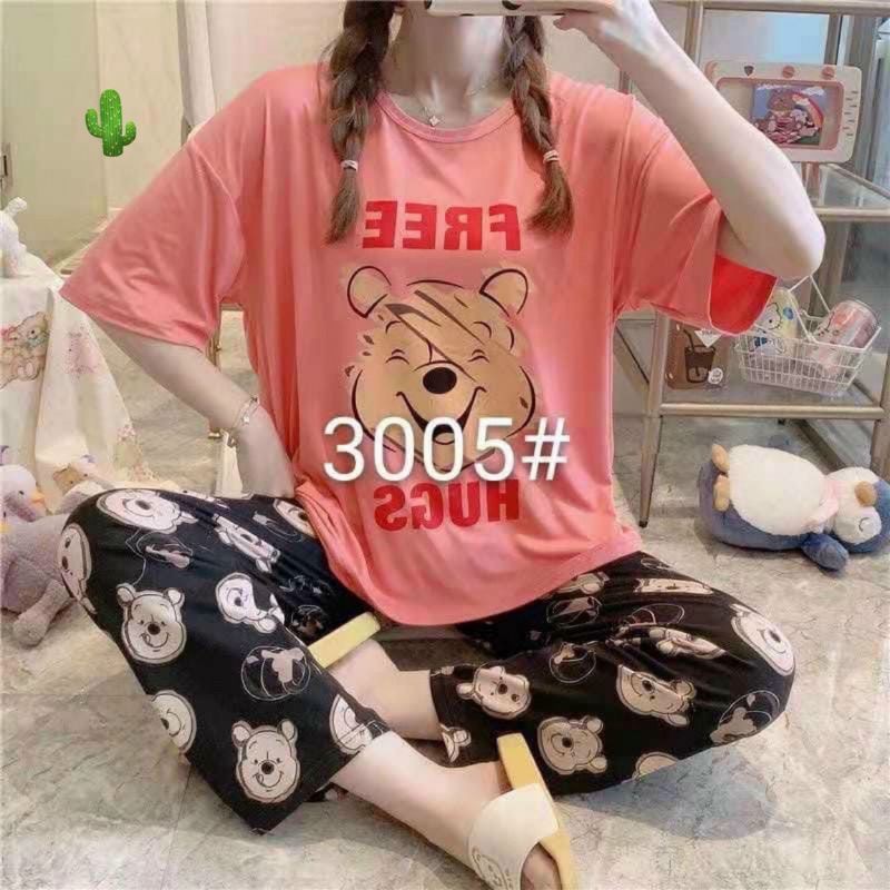 ☘️☘️ SÉT BỘ GẤU DÀI CỰC XINH CHẤT LIỆU THUN COTTON MỀM MẠI