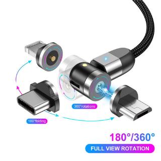 Cáp sạc nam châm cổng micro usb type c 1m/2m 2.4a