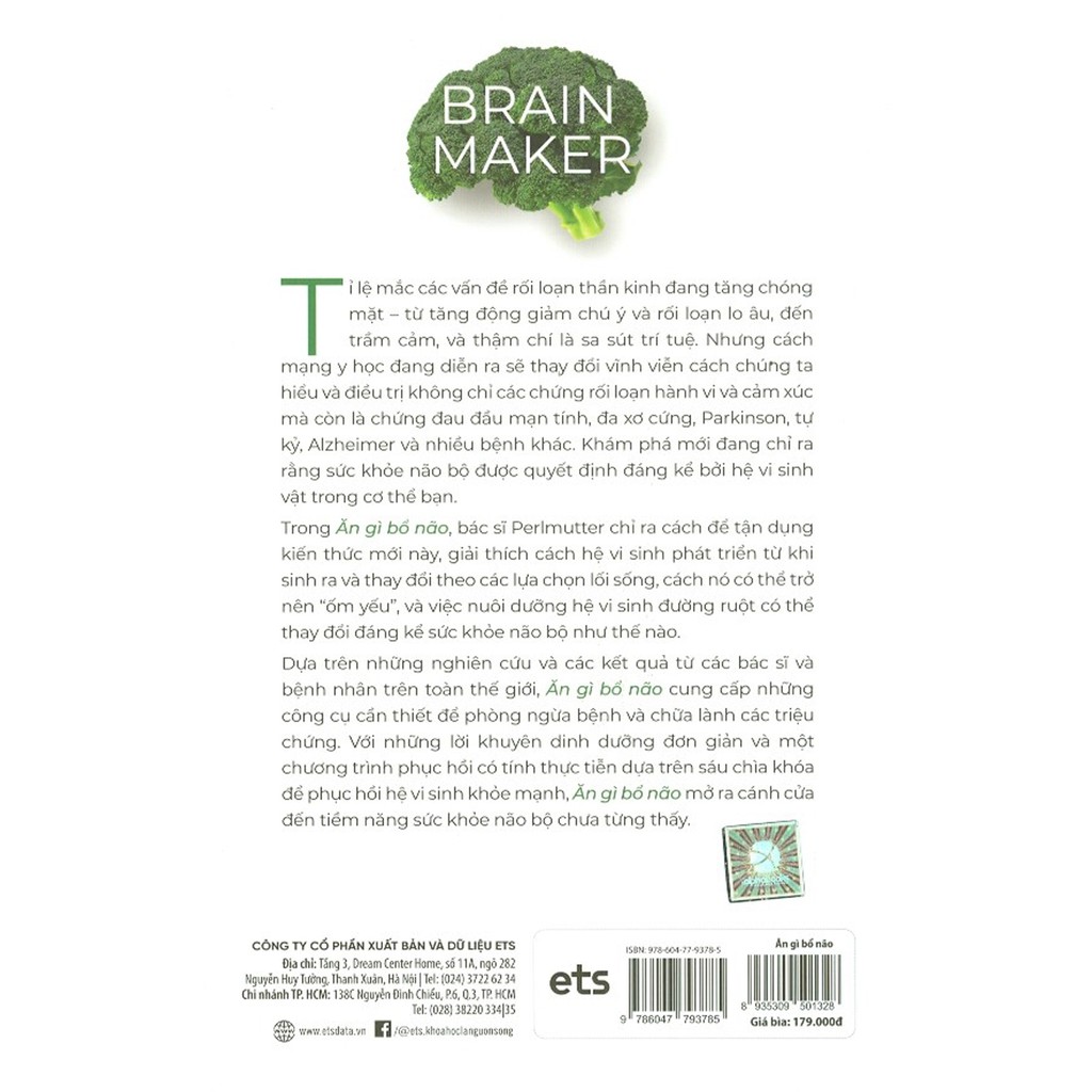 Sách - Ăn Gì Bổ Não - Brain Maker