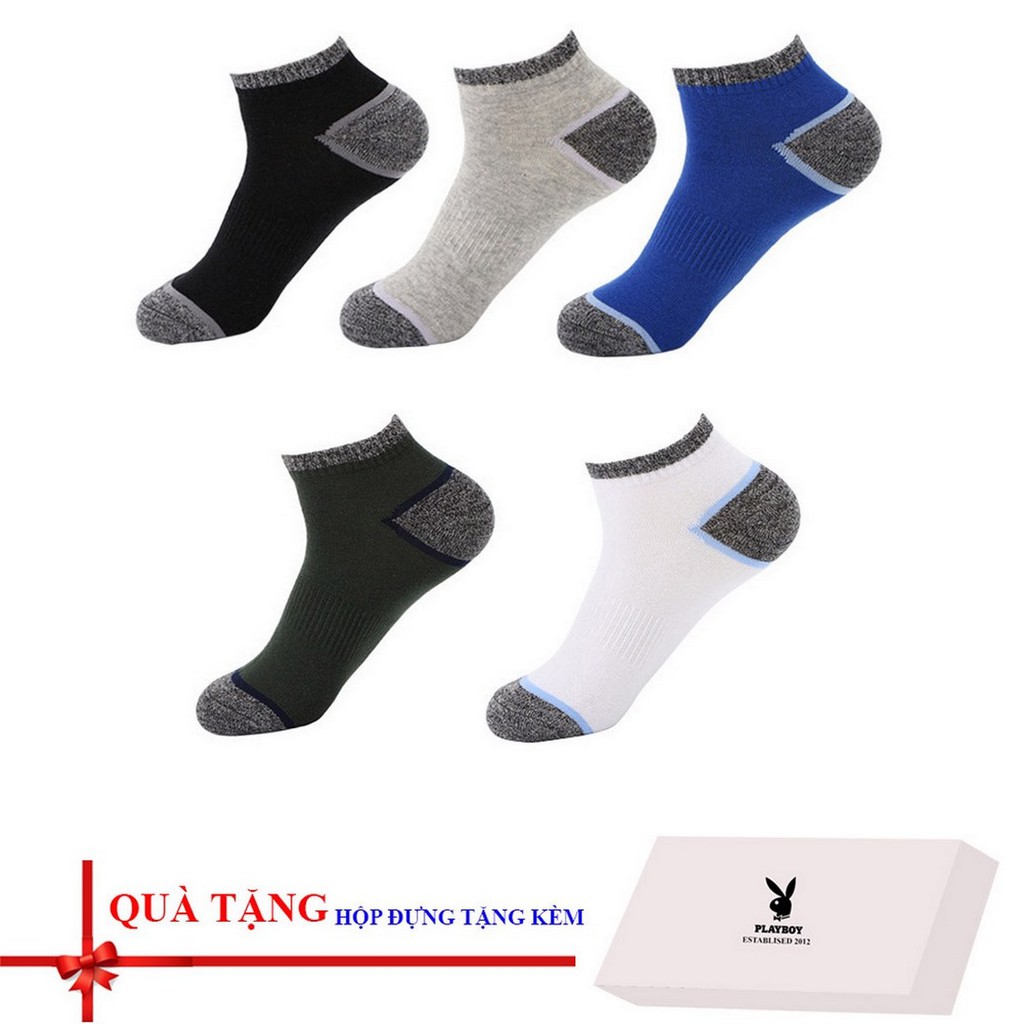 Combo hộp 05 đôi tất / vớ nam cao cấp (Full hộp đựng)
