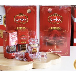 Nhụy hoa nghệ tây thương hiệu SAFFRON BAHRAMAN/ Hộp dài 1g Negin