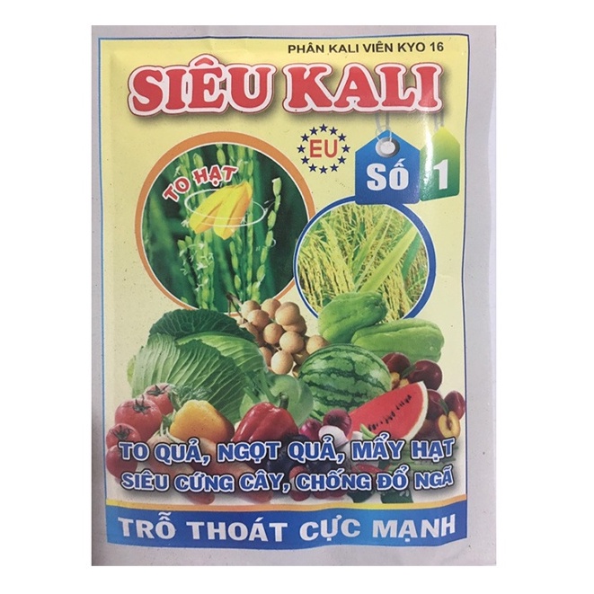 Phân Bón Siêu Kali To Quả_Ngọt Quả_Cứng Cây