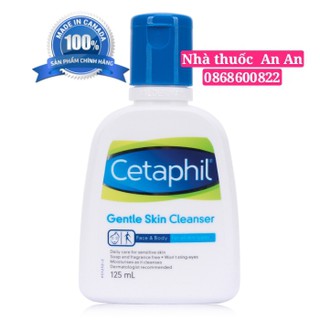 CHÍNH HÃNG sữa rửa mặt cetaphil 125ml dịu nhẹ cho da nhạy cảm , mụn
