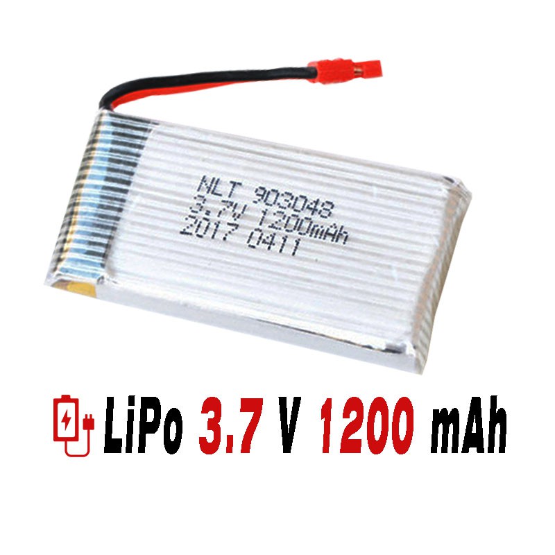 Pin 3.7v 1200mah lipo máy bay điều khiển