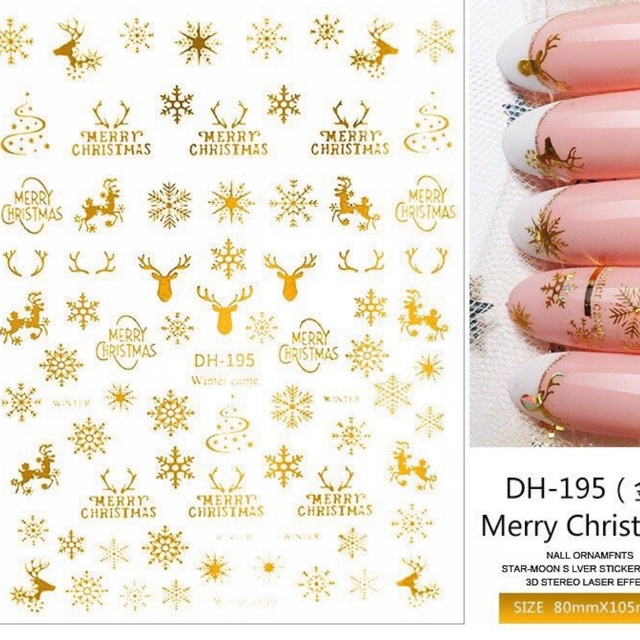 Hình Dán sticker giáng sinh siêu đẹp