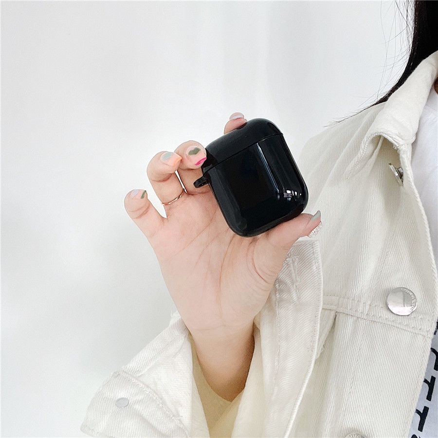 Vỏ Bảo Vệ Hộp Sạc Tai Nghe compatible fo airpPods 3 Pro 1/2 gen Pro Bằng Silicon Dẻo Thiết Kế Đơn Giản Thời Trang