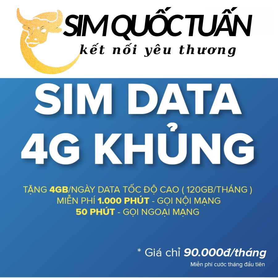 Sim 4G Local MobiFone gói cước A50 data không giới hạn,120 phút nội mạng, 35 phút liên mạng