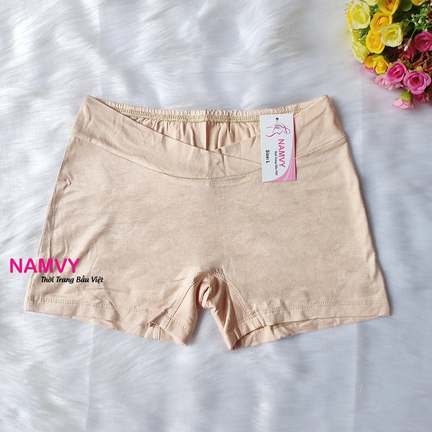 Quần mặc váy bầu cạp chéo mịn mát (nhiều size)