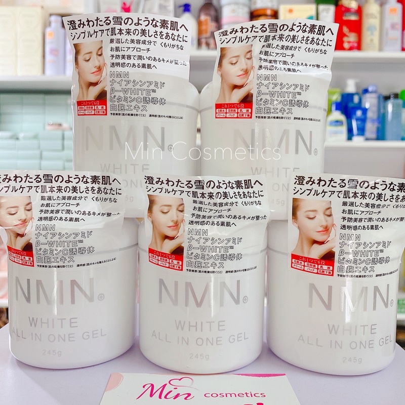 Kem Dưỡng Trắng Da 6 trong 1 NMN White All In One Gel Nhật