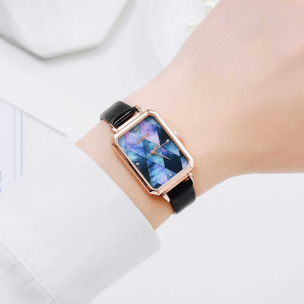 Đồng Hồ Đeo Tay Dây Da Thời Trang Dành Cho Nữ
