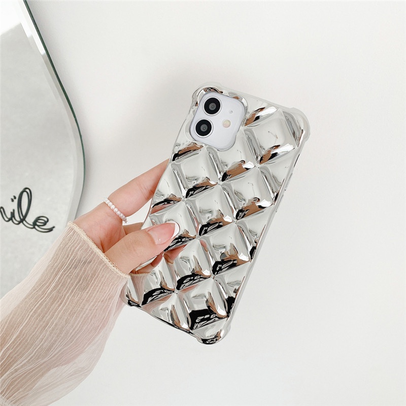 Ốp Điện Thoại Tpu Mềm Họa Tiết Hình Thoi Có Mùi Thơm Cho Iphone  13 preo max 12 Pro Max 11 Pro Max Xs Max Xr X 7 8 Plus 7 Plus