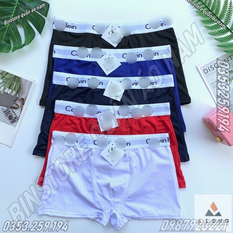 Combo quần sịp đùi nam đủ màu, đủ size, chất vải thun lạnh, mặc mát,co giãn nhẹ, ko nhăn,ko xù,ko bay màu, vận động tốt