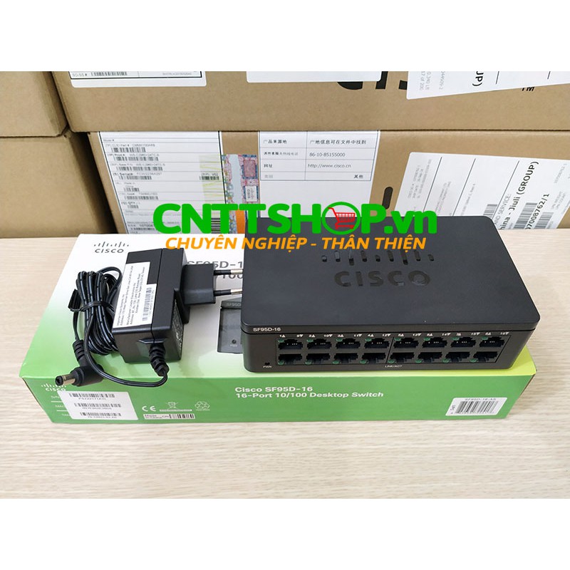 SF95D-16 Thiết bị mạng Cisco SMB dòng 95 16 cổng 10/100 Mbps