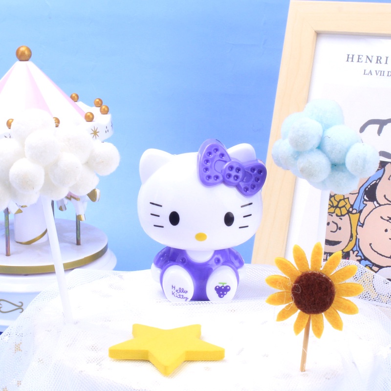 Đồ trang trí bánh kem  mèo hello kitty dễ thương