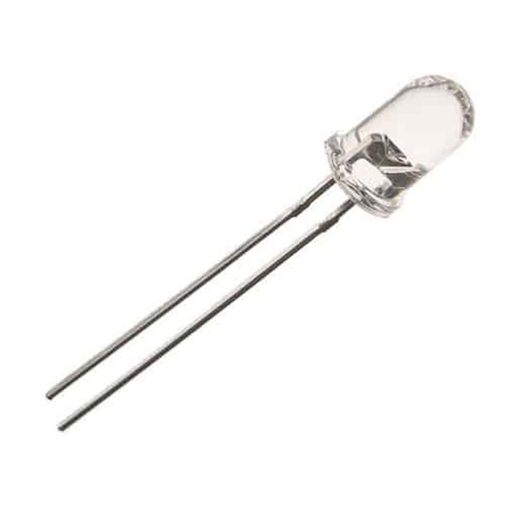 Combo 10 con Led trong 5mm màu đỏ, trắng, xanh dương, xanh lá, vàng