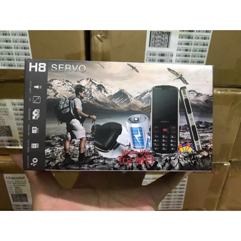 Điện thoại Servo H8 4 sim siêu bền. HÀNG CHÍNH HÃNG