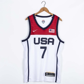 Áo bóng rổ số 7 durant 2021 2 màu