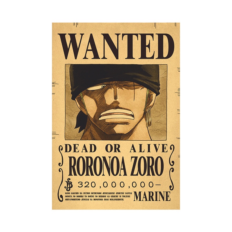 Poster Phim Hoạt Hình one piece 5 nika Trang Trí Phòng Ngủ MS: 328
