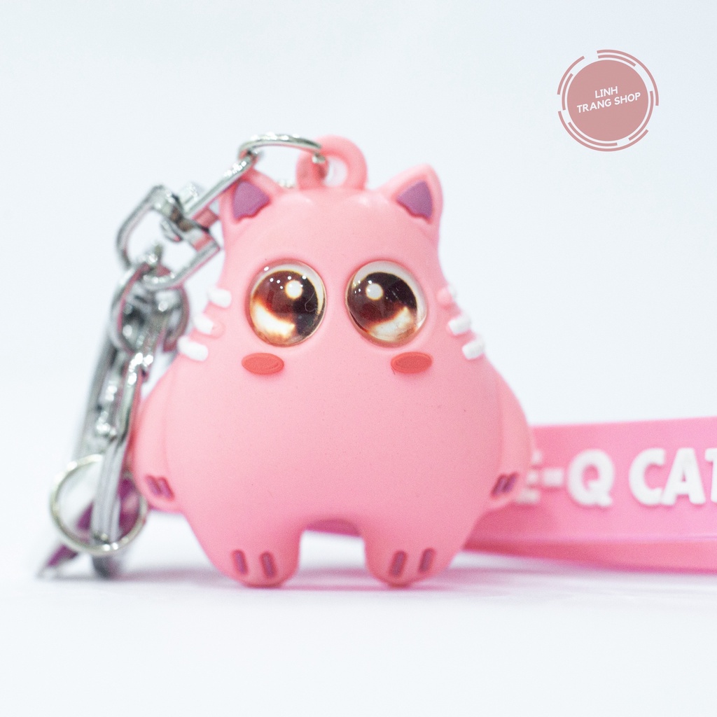 Móc chìa Khoá Mèo Cute, Móc Khoá Keychain Mèo Dễ Thương