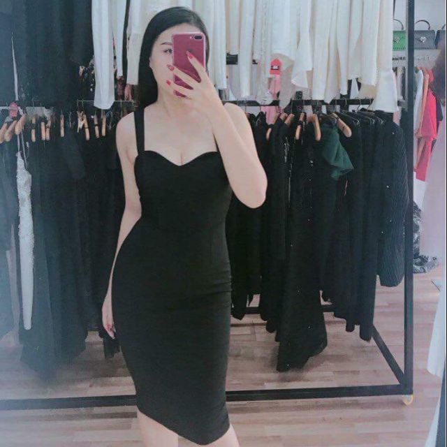 Đầm body 2 dây