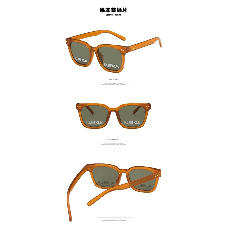 Kính Mát Gọng Vuông Màu Kẹo Ngọt Phong Cách Hàn Quốc Cho Phụ Nữ