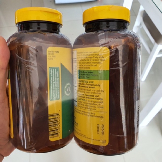 DẦU CÁ OMEGA 3 Nature Made - FISH OIL 1200mg (200 viên) | Thế Giới Skin Care