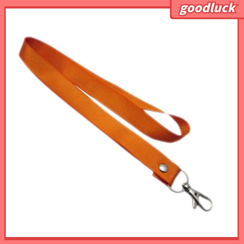 Dây Đeo Thẻ ID Bằng Nylon Màu Trơn Chống Rách Tiện Dụng Cho Người Lớn