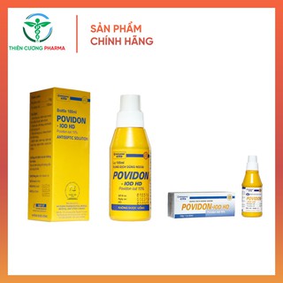 Cồn sát trùng POVIDON-IOD HD Chai 20,100 ml